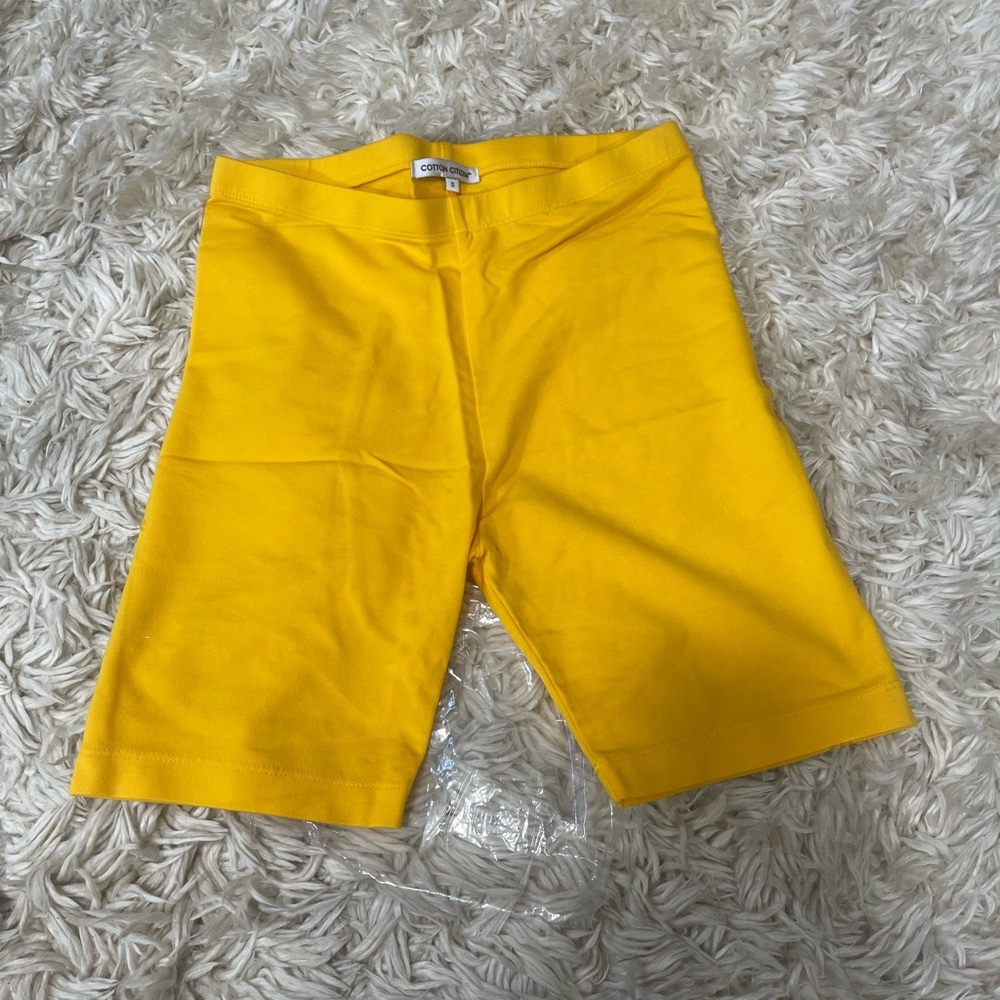 Cotton Citizen Sunny Yellow Shorts